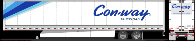 DIGCOM DRY VAN REEFER 53 '  CON-WAY TRUCKLOAD  