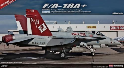  ACADEMY 1/32 SCALE USMC F/A-18A+ 