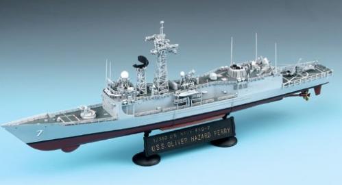 ACADEMY OLIVER HAZARD PERRY FFG7 GUIDED MISSLE FRIGATE
