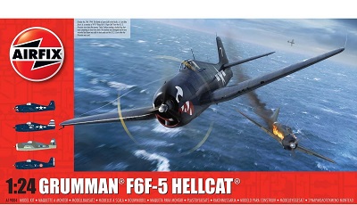 AIRFIX Grumman F6F-5 Hellcat Model Kit  NEW