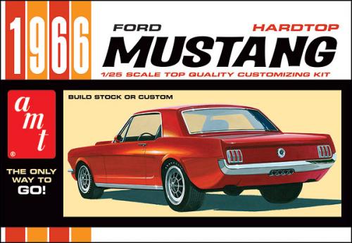 AMT/VRC Hobbies 1966 Ford Mustang Hardtop 1:25 Scale Plastic Model Car Kit 704