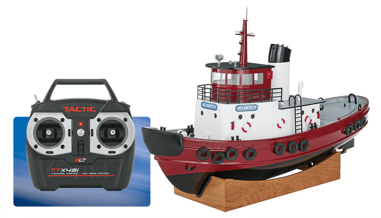 AquaCraft Boats Atlantic II Harbor Tug 2.4GHz TTX491 RTR