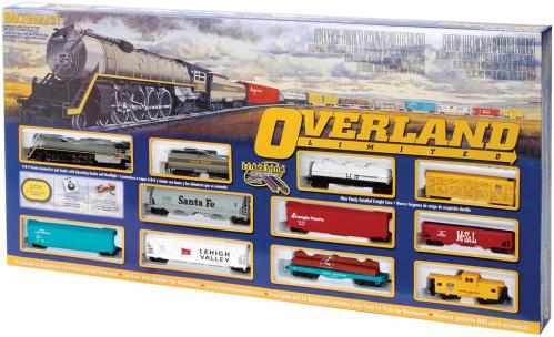 BACHMANN HO-OVERLAND LIMITED TRAIN SET