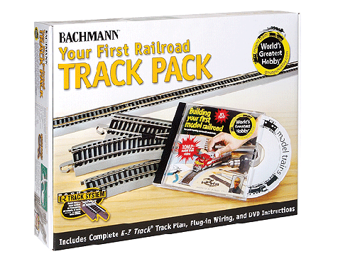 BACHMANN YOUR FIRST RAILROAD TRACK PACK E-Z TRACK NICKLE SILVER