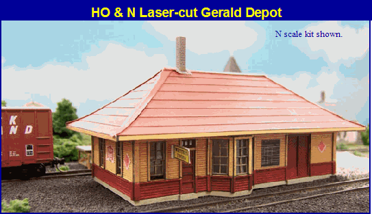 BLAIR LINE Gerald Depot kit HO Scale