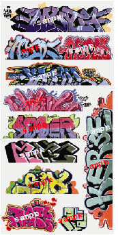 BLAIRLINESGRAFFITISET8