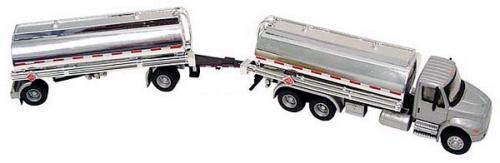 BOLEY international 43003-axle with double tanker trailers.