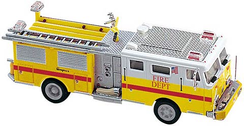 Boley 1993 Seagrave Crew Cab Pumper JB 30 CK in Yellow with White Top 