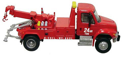 Boley Wrecker in Red - International 4300 2 Axle Tow Truck  