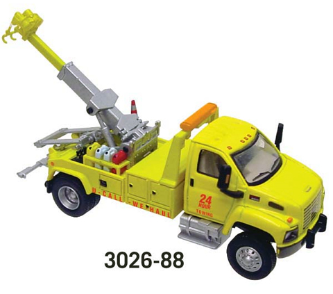 BOLEY GMC Topkick 2 Axle Tow Truck Wrecker in Yellow