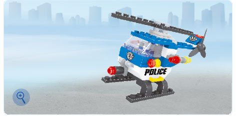 BRICTEK POLICE HELICOPTER 21004