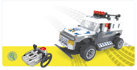 BRICTEK RC POLICE TRUCK