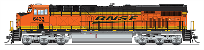 BWL 5861 GE ES44AC, BNSF #6437, Swoosh Scheme, Paragon3 Sound/DC/DCC, Smoke, HO