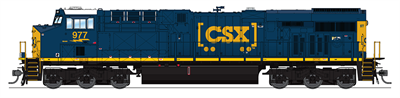 BWL 5862 GE ES44AC, CSX 977, Boxcar Scheme, Paragon3 Sound/DC/DCC, Smoke, HO