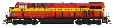 BWL  5866 GE ES44C4, FEC 807, Red & Yellow, Paragon3 Sound/DC/DCC, Smoke, HO