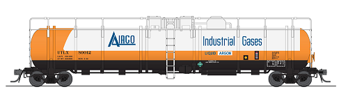 BROADWAY LIMITED Cryogenic Tank Car, AirCo, 2-pack HO New Release