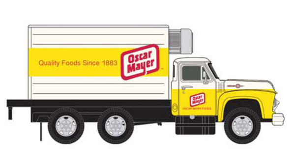 Classic Metal Works Oscar Meyer - 1954 Ford Box Truck (Set of 2) 