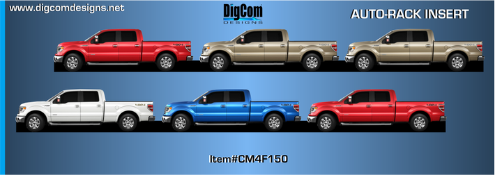 Digcom Designs AutoRack  F-150 Inserts 