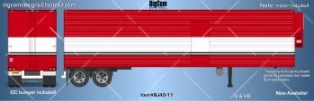 DIGCOM DESIGNS NEW RELEASE BJ and the Bear 40' Trailer with reefer