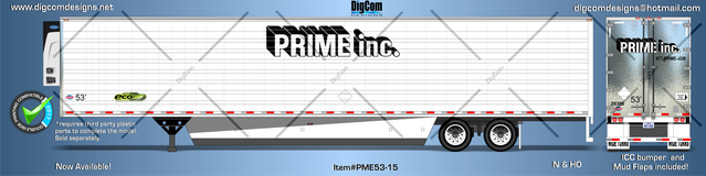 Digcom Designs New 53' PRIME Inc Reefer