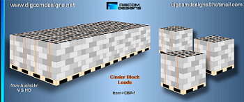 DIGCOM DESIGNS Cinder Blocks on Pallets NEW !