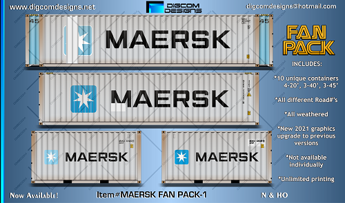 DIGCOM DESIGNS MAERSK FAN PACK-1 