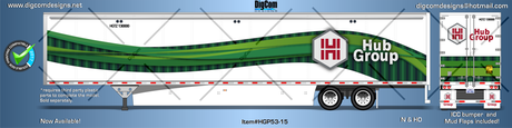 Digcom Designs New 53' HUB Group dry van