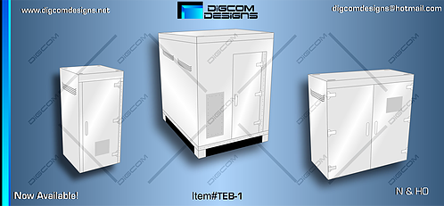 Digcom Designs Trackside Electrical Boxes for signals and crossings