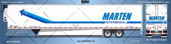 DIGCOM DESIGNS New 53' MARTEN Intermodal Reefer Trailer 