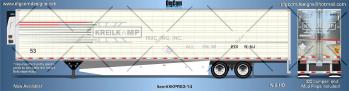 DIGCOM DESIGNS NEW RELEASE 53' Ex-KREILKAMP (patched) Reefer