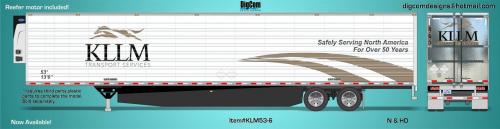 DIGCOM DESIGNS KLLM TRANSPORT SERVICES #2 of Trailer Series 