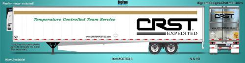 DIGCOM DESIGNS New CRST 53' Reefer 