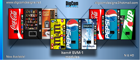 DIGCOM DESIGNS Vending Machines (modules)