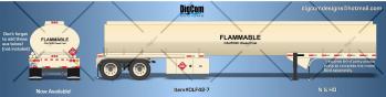 DIGCOM DESIGNS  New 42' Diesel fuel Tanker Trailer