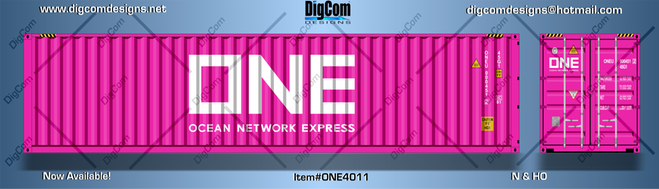 Digcom Designs One Ocean Network Express Container 