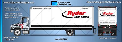 Digcom Designs  Ryder Freight Box (black stripe)