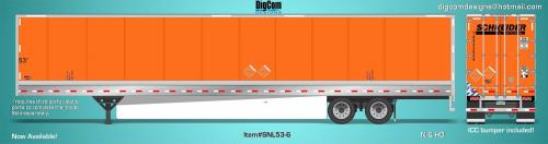 DIGCOM DESIGNS  New SCHNEIDER National 53' dry van