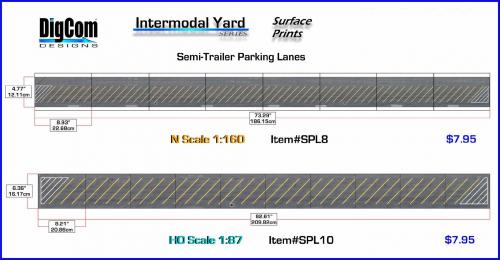 DIGCOM DESIGNS  Semi-Trailer Parking Lanes INTERMODAL SERIES 