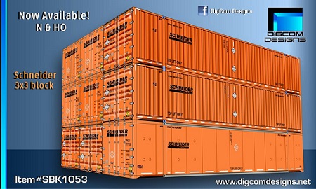 DIGCOM DESIGNS Schneider National 53' container new release