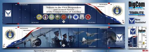 DIGCOM DESIGNS #2 Tribute Container-US Air Force