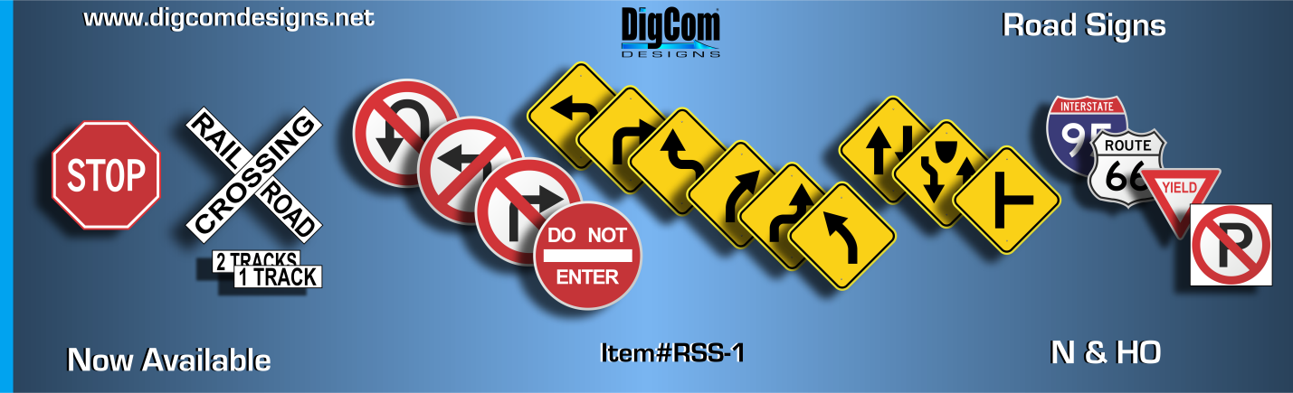 DIGCOM DESIGNS Road Signs ( New Release )