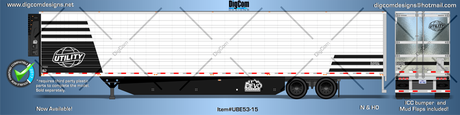 Digcom Designs New 53' UTILITY EVO Blackout Edition reefer