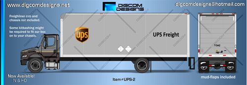 Digcom Designs UPS Freight Box (grey)