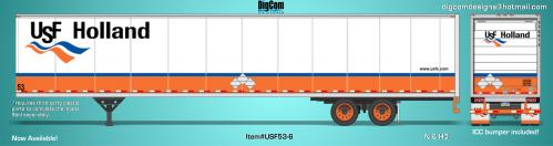 DIGCOM DESIGNS New USF HOLLAND 53' dry van 