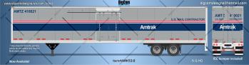 DIGCOM DESIGNS New 53' AMTRAK RoadRailer