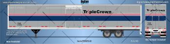 DIGCOM DESIGNS New NS Triple Crown ex AMTRAK (blue patch) Roadrailers