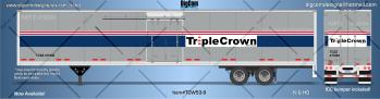 DIGCOM DESIGNS New NS Triple Corwn ex AMTRAK (white patch)