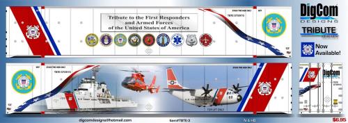 DIGCOM DESIGNS Tribute Container-US Coast Guard