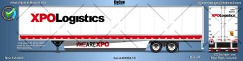 Digcom Designs New 53' XPOLogistics (red stripe) dry van