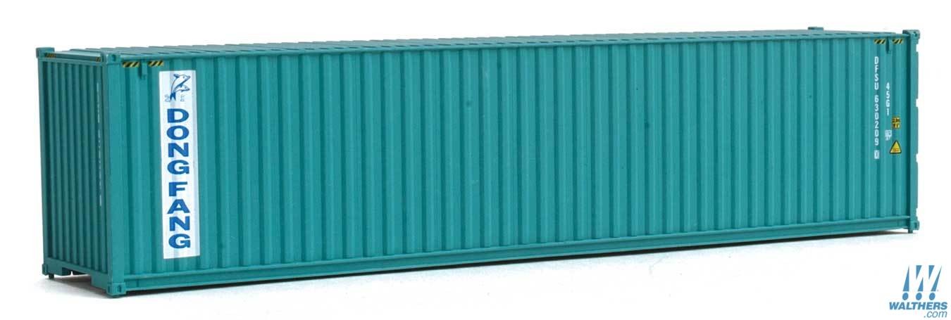 WALTHERS 40' Hi-Cube Corrugated Side Container Assembled Dong Fang